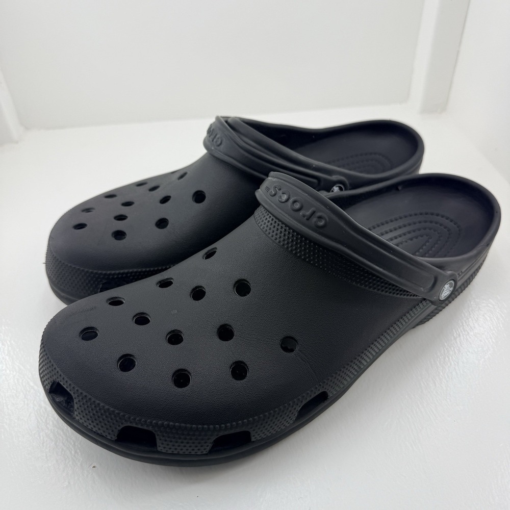 Crocs Classic Clog Mens Size 17 M17 Black Comfort Slip On Shoes Sandals 10001